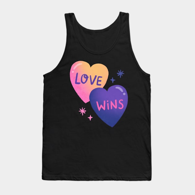 Love Wins Tank Top by weirdoinpink